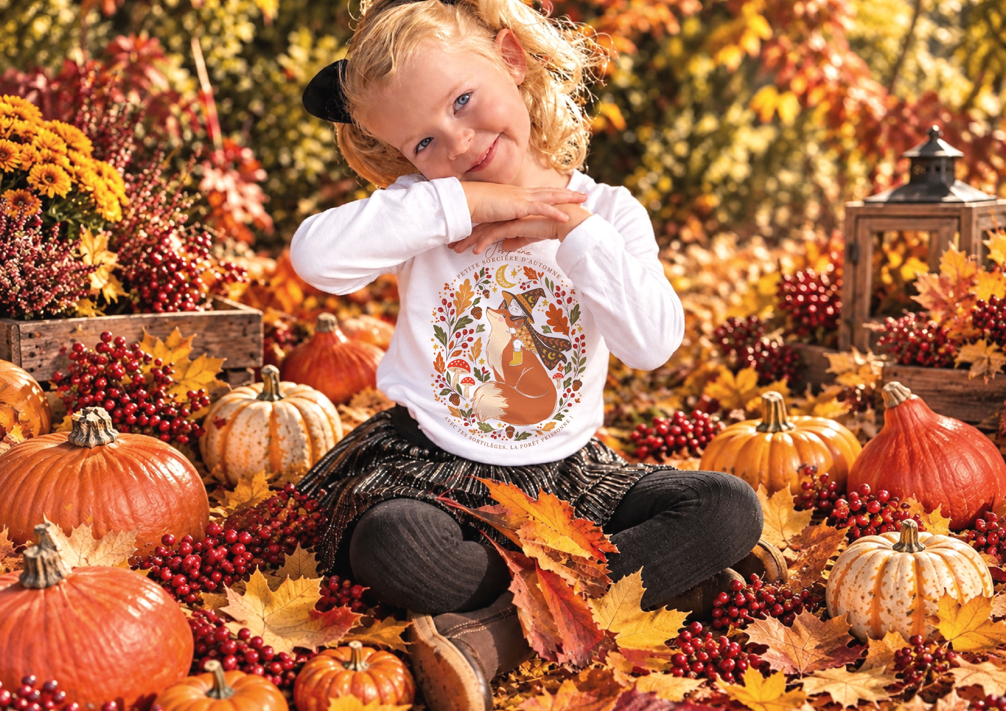 T-shirt ML MAGIE D'AUTOMNE