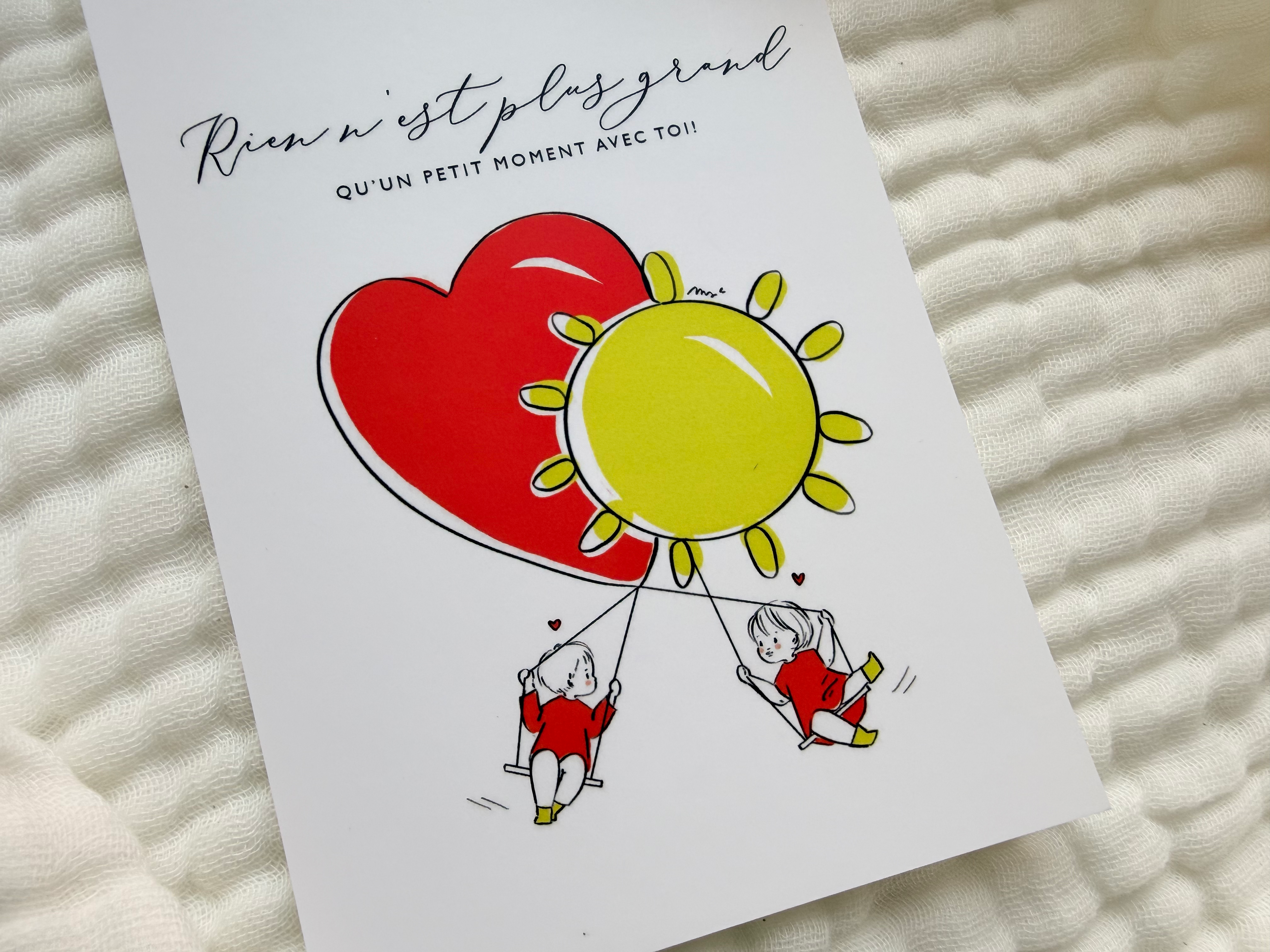 Carte A6 L'AMOUR petit moment