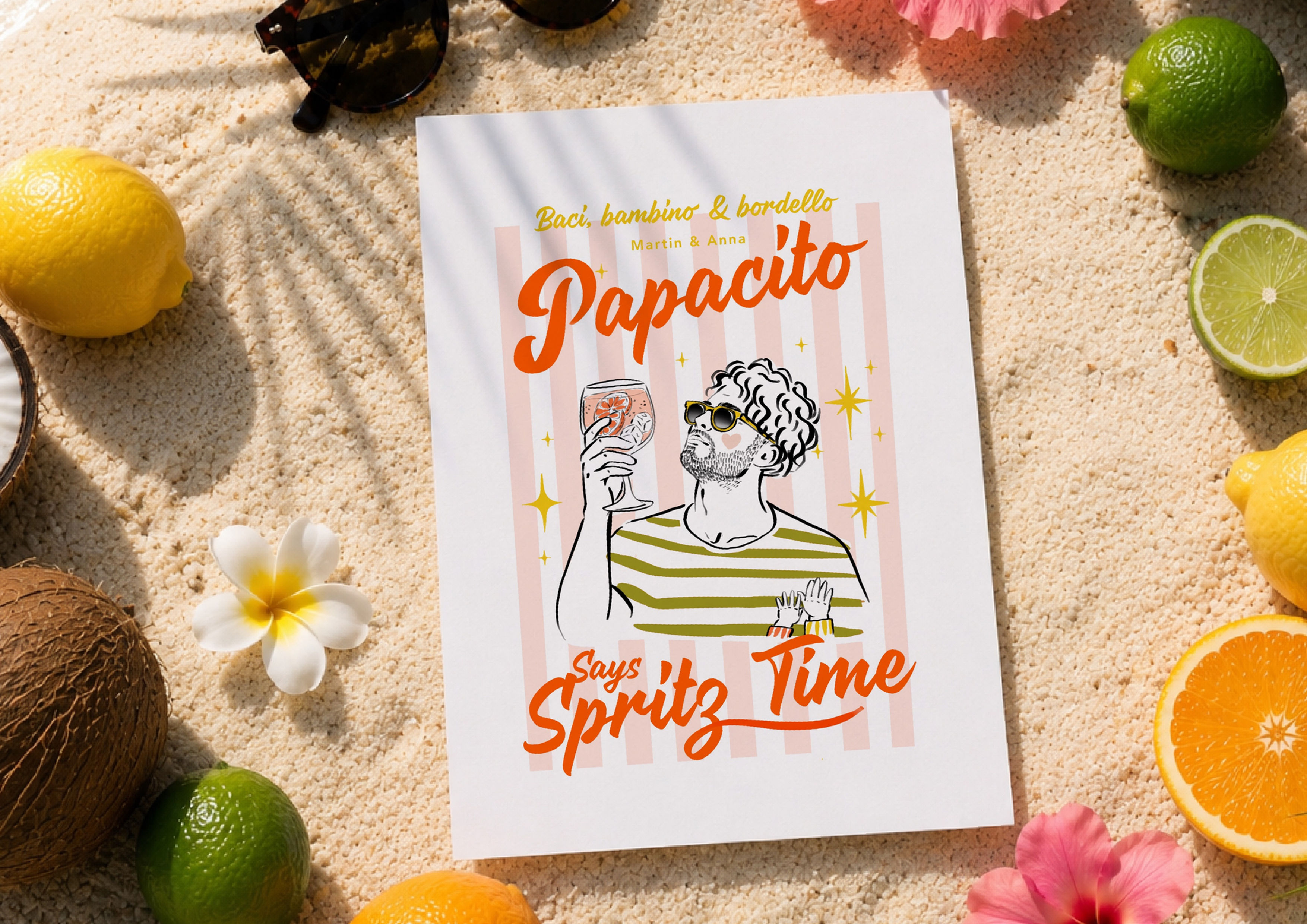 Affiche A4 PAPACITO Spritz