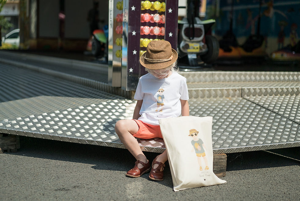 Thumbnail: Tote bag BONJOUR L 'ETE