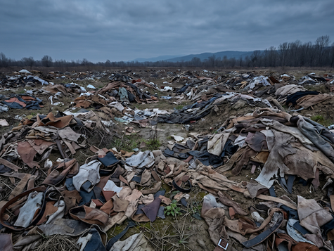 waste leather landscape