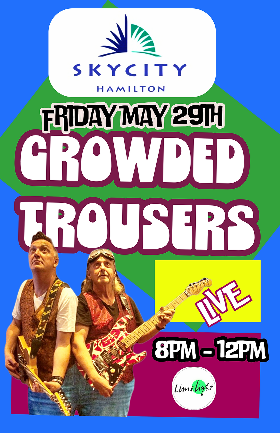 Sky City Hamilton Amuse Bar presents Crowded Trousers Live