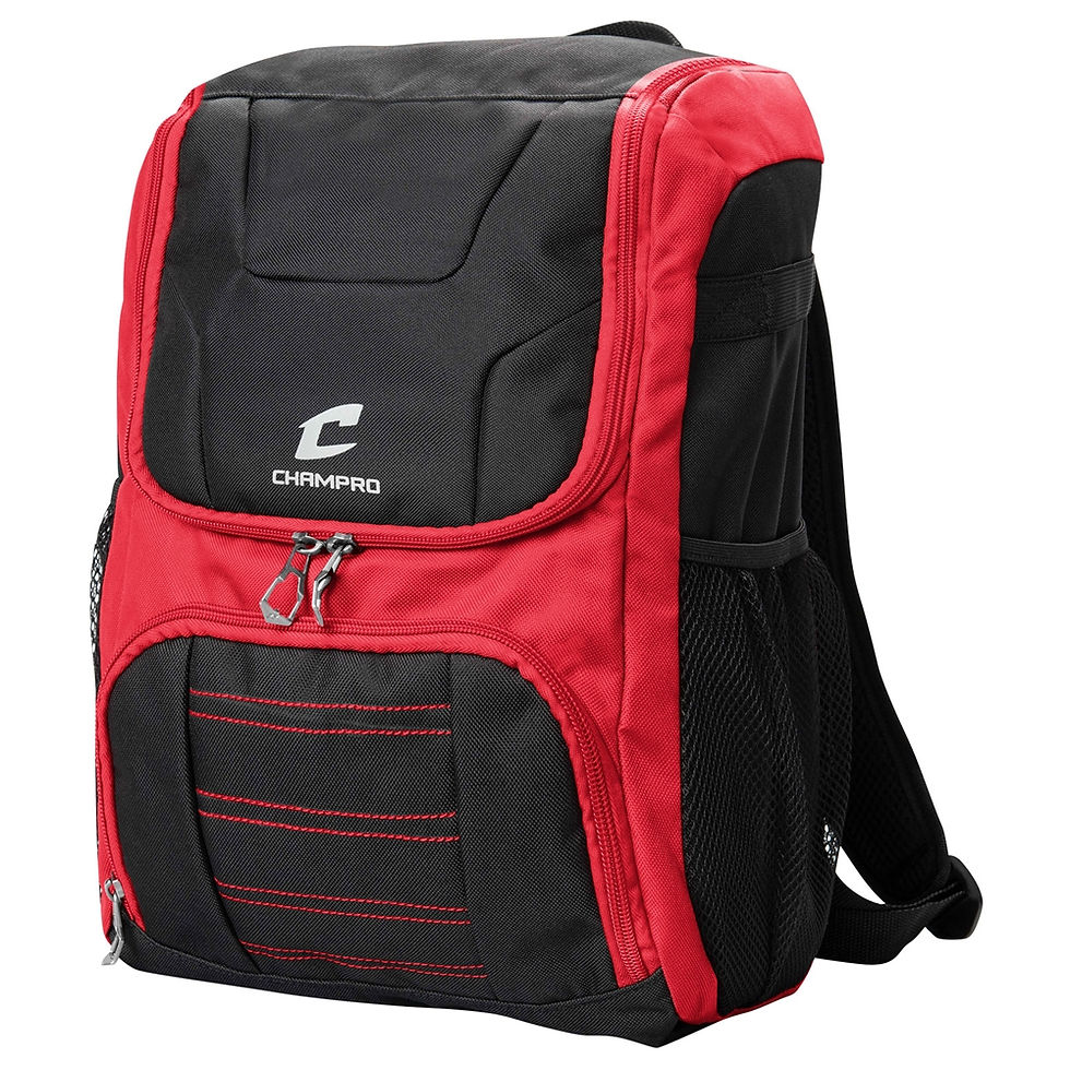 Thumbnail: Champro PRODIGY BACKPACK; 16"L X 10.75"W X 8.5"D