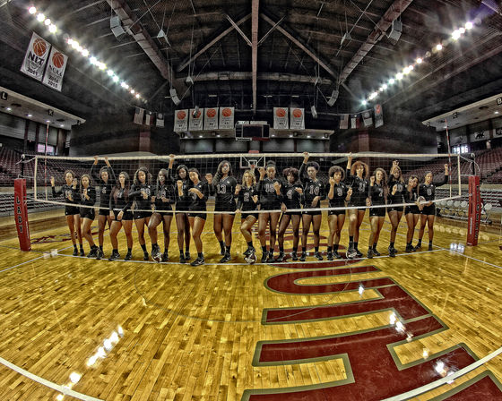 Texas Southern Volleyball Team Photo