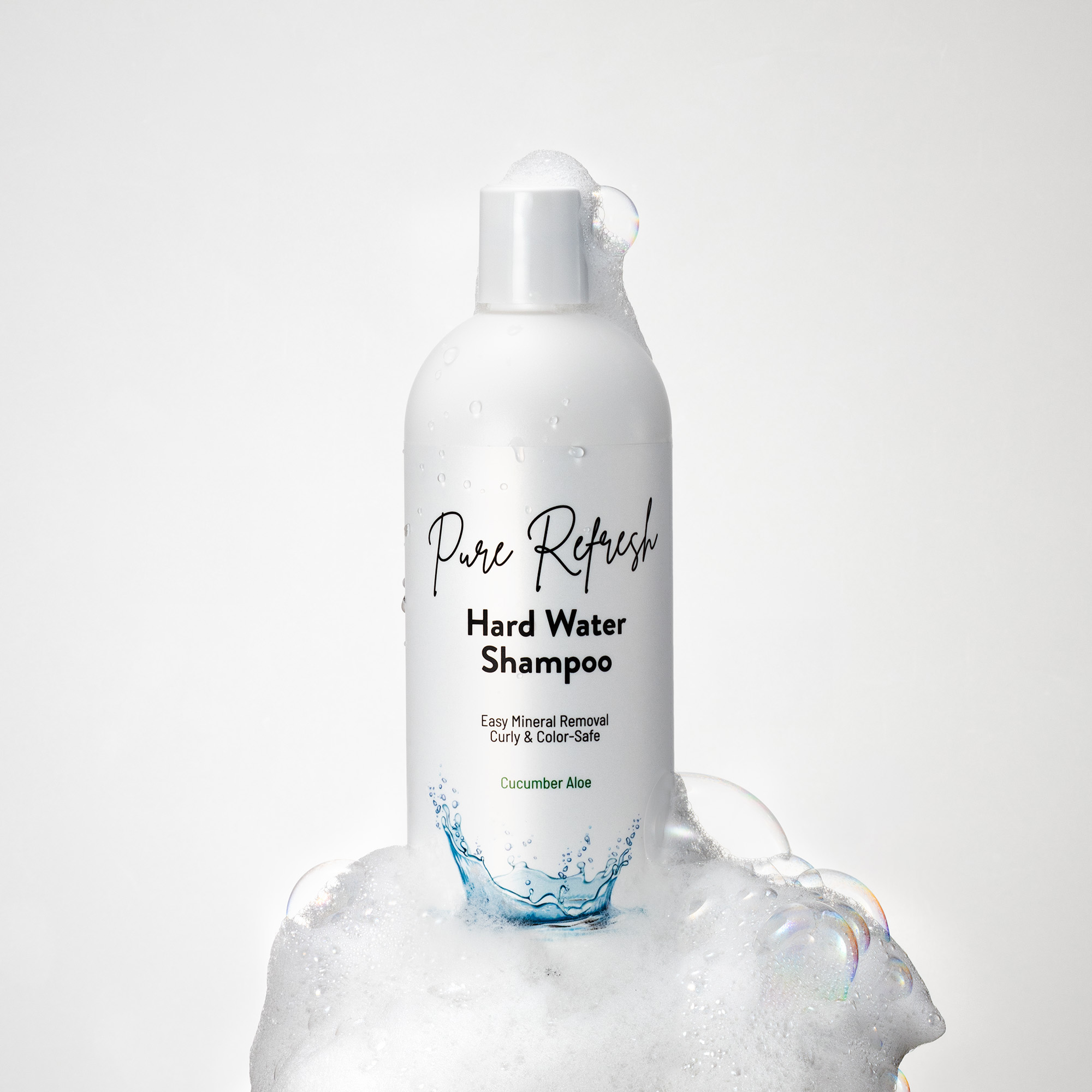 Product photography with water and sensory details