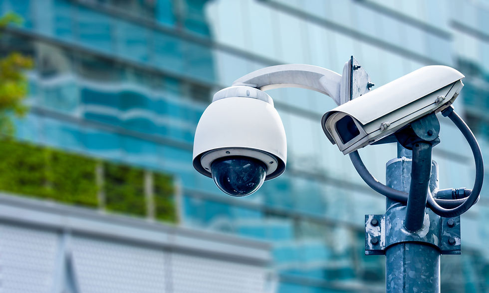 Security camera urban video