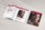 Olay Regenerist style guidelines booklet shown open, featuring brand imagery and layout design