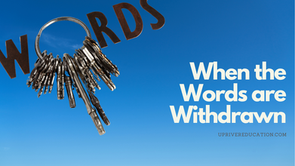 When the Words are Withdrawn……will their impression remain?