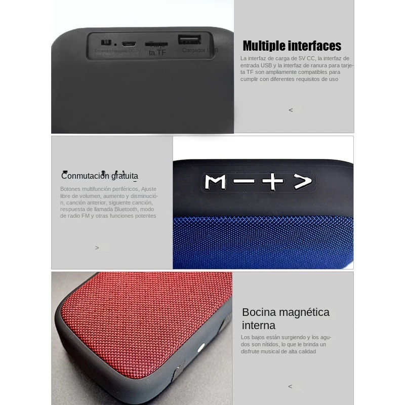 Miniatura: Bluetooth 5.0 Portable Wireless Soundbar Battery Outdoor Indoor Sport HIFI Custo