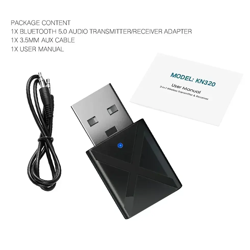 Miniatura: Bluetooth 5.0 Audio Transmitter Receiver Mini USB 3.5mm AUX Jack Stereo Music Wi
