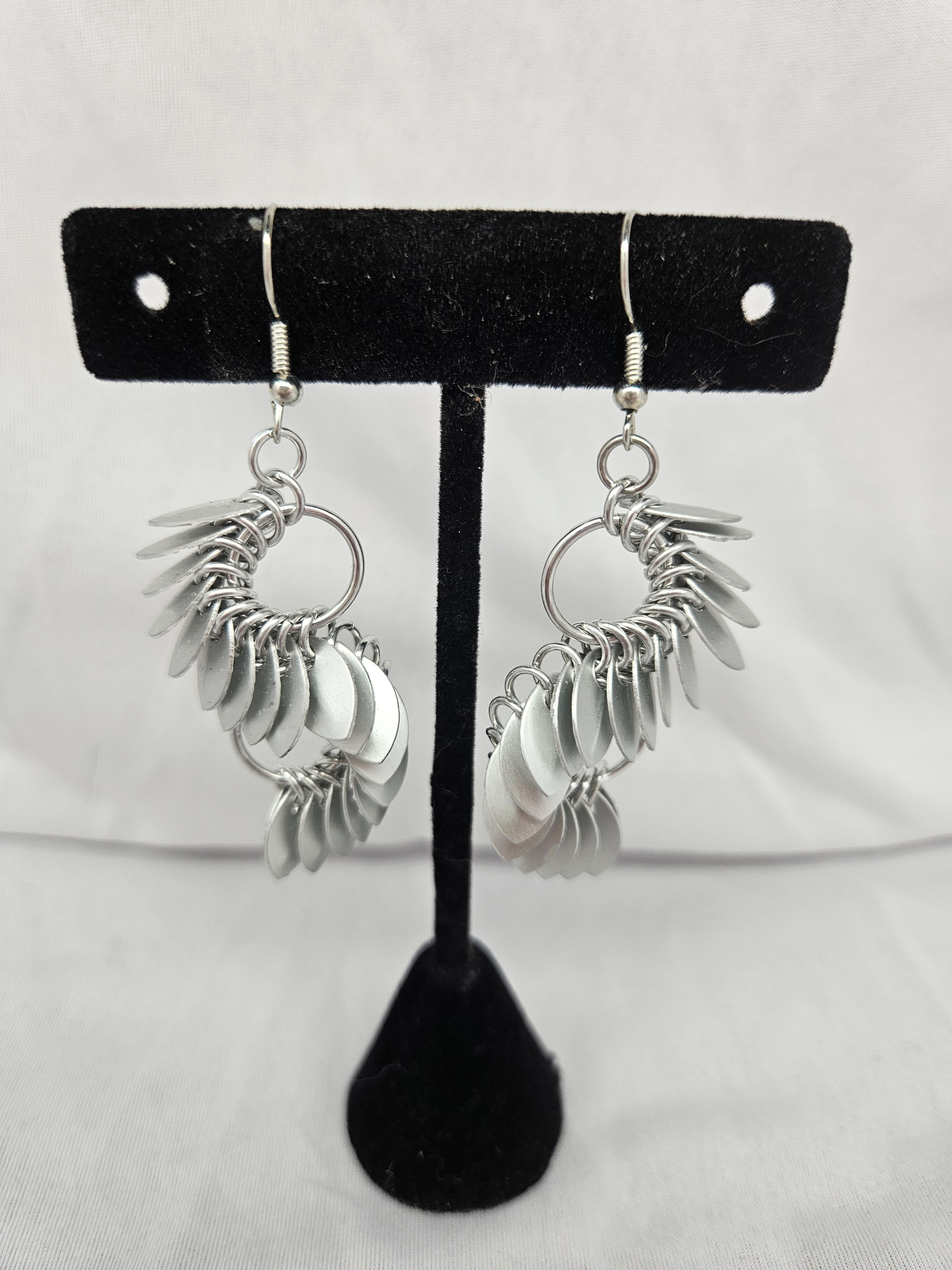 Tiny Scale Serpent Earrings