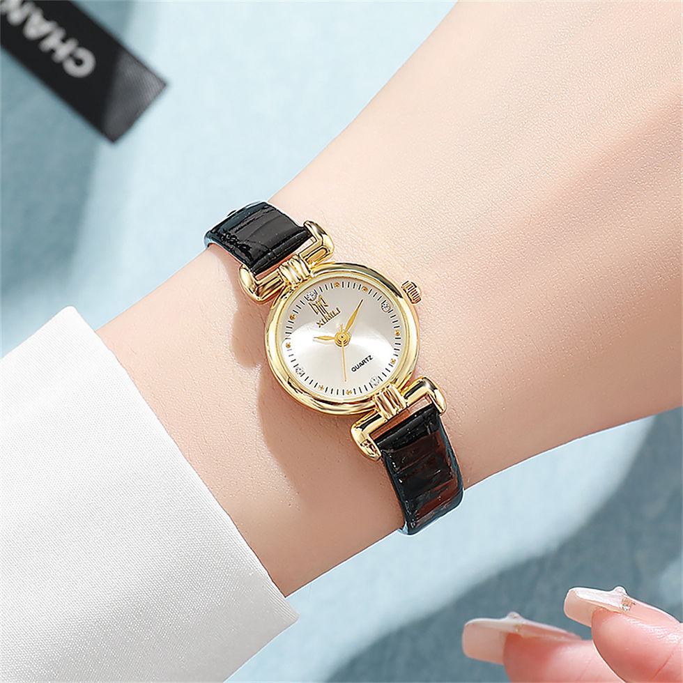 Thumbnail: The Classic Minimalist Crystal Accent Ladies Watch