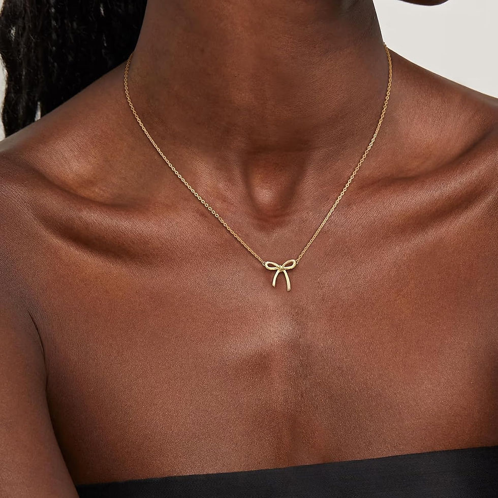 Thumbnail: Classic Mini Bow Necklace