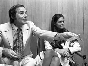 Professor Christian Barnard, heart transplant pioneer, and his wife.