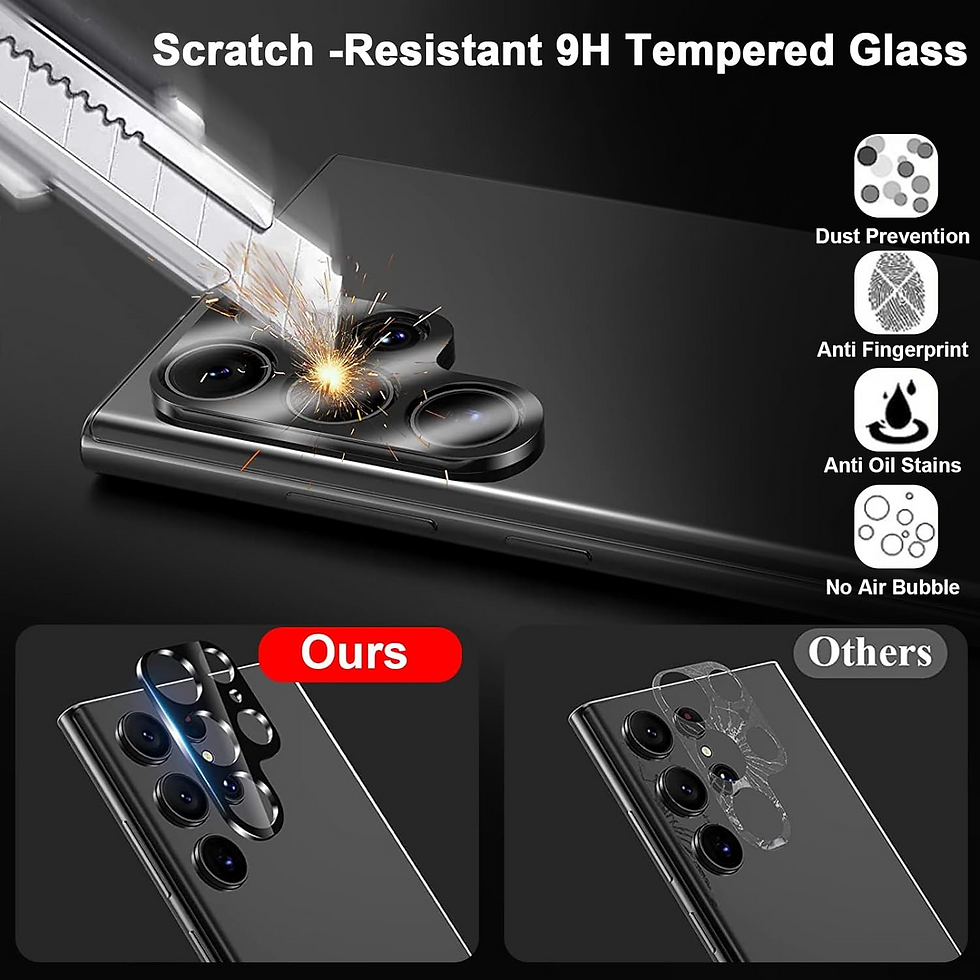 Thumbnail: Tempered Glass Screen Protector Lens Hydrogel For Samsung S23 S22 Ultra Plus USA