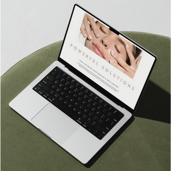 skin clinic website design
