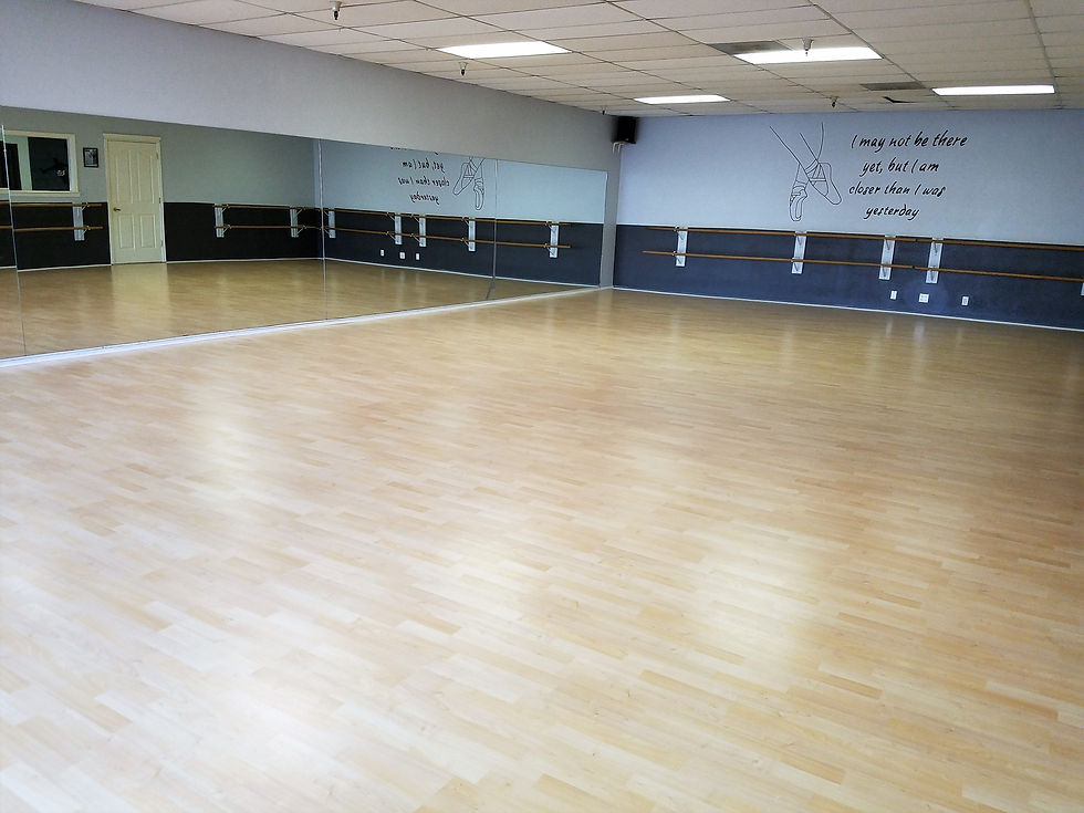 Large rehearsal dance room