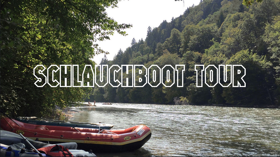 Excursions en canot pneumatique de juin à août