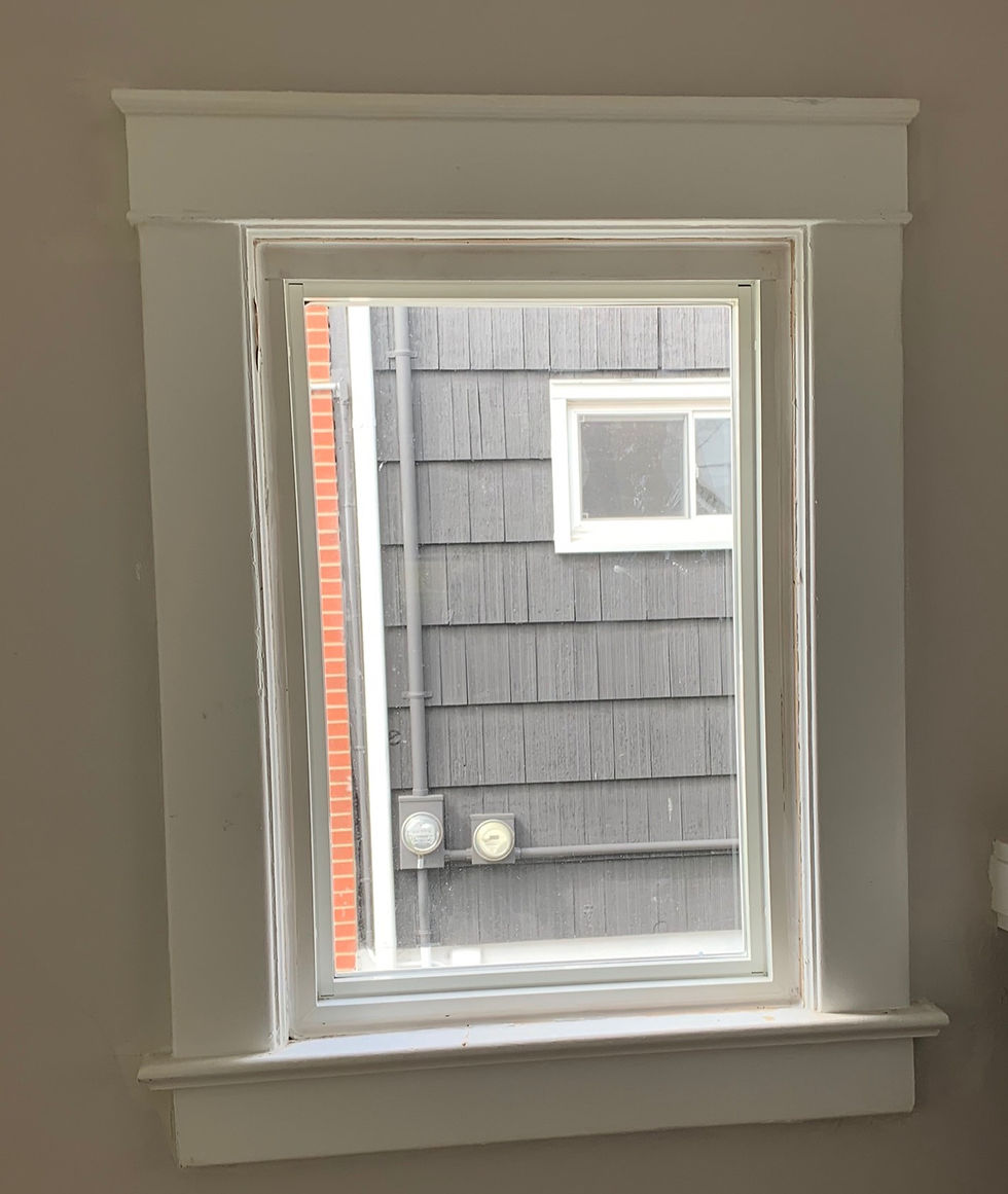 White Vinyl Picture Windows