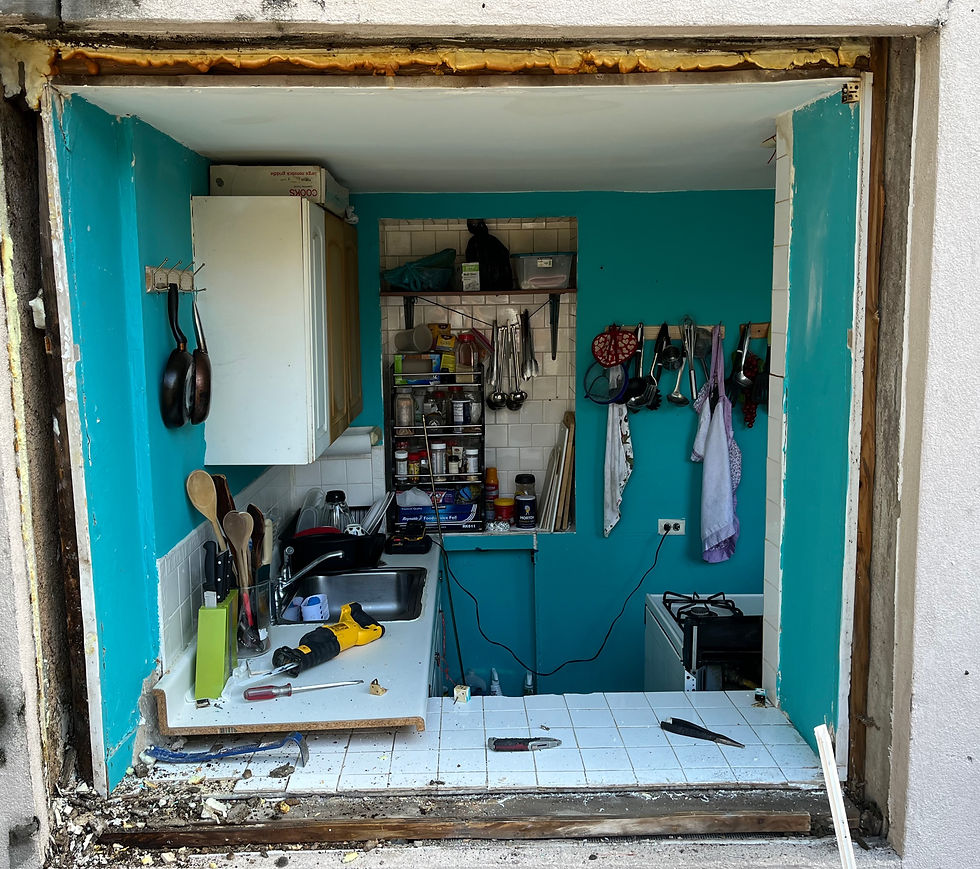 Empty Window Opening 