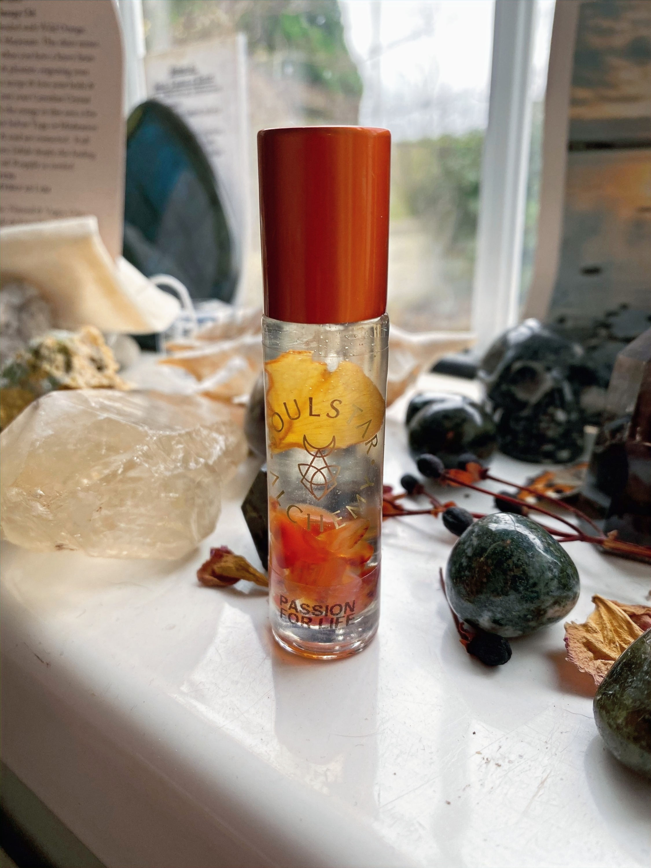 Passion For Life - Crystal Infused Aroma Mood Therapy Oil