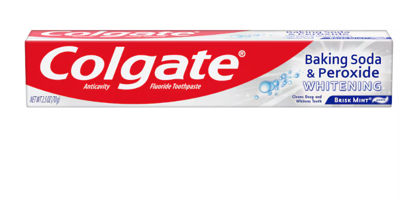 Colgate Whitening Toothpaste with Baking Soda and Peroxide