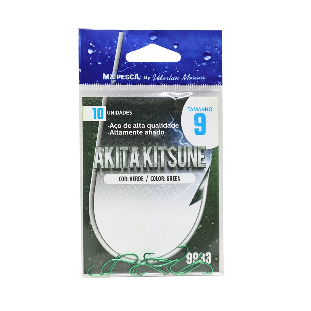 Anzol AKITA KITSUNE GREEN