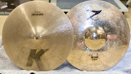 Zildjian| K top Z bottom| Hihats |13” | BigTezHouseOfDrums