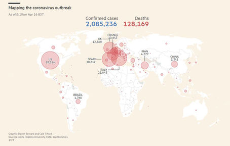 Mapa de enferdad por coronavirus 16.04.2020