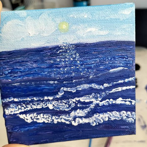 seaside painting