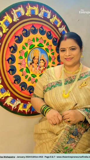 Discover the inspiring journey of Sambedana Das, from banking to brushstrokes, and how she turned challenges into masterpieces. 🎨 Read more to explore her transformative story!