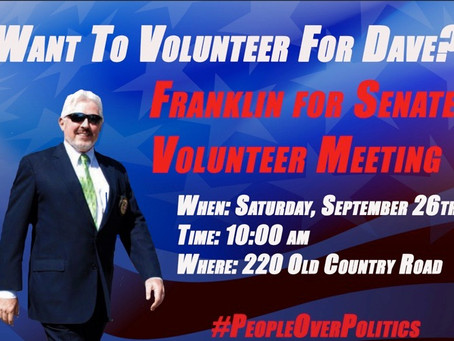 Volunteer for Dave!