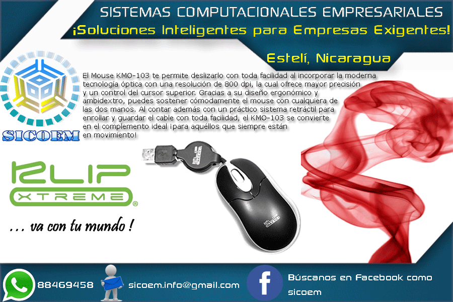 Mouse-KMO---103-Retractil-Traveler