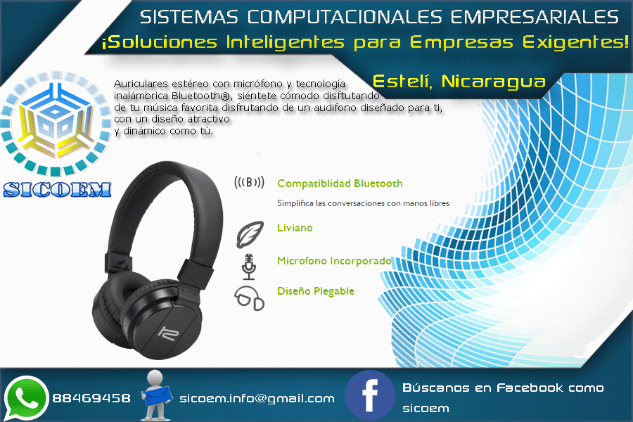 Audifono-KHS-620-BK-Bluetooth