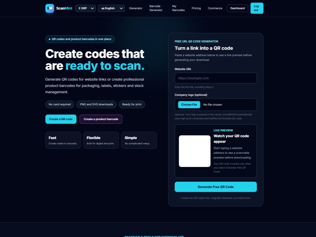 ScanMintQR screenshot 2
