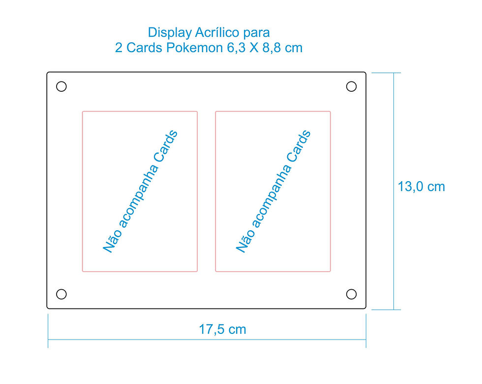 Miniatura: Display Expositor Duplo para Cards
