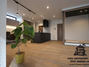 built-in garage house・・・③。