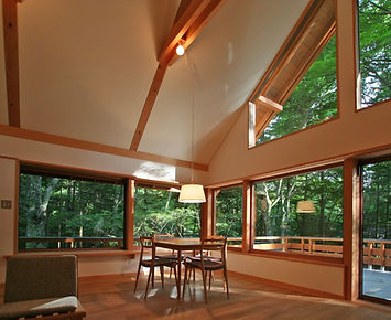 三笠別荘 リビング