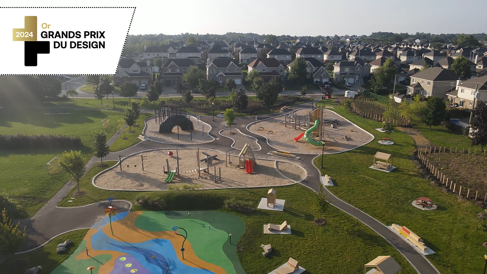 Grands Prix du Design 2024 - Parc de Deauville, arrondissement Pierrefonds-Roxboro (Montréal) avec Techsport
