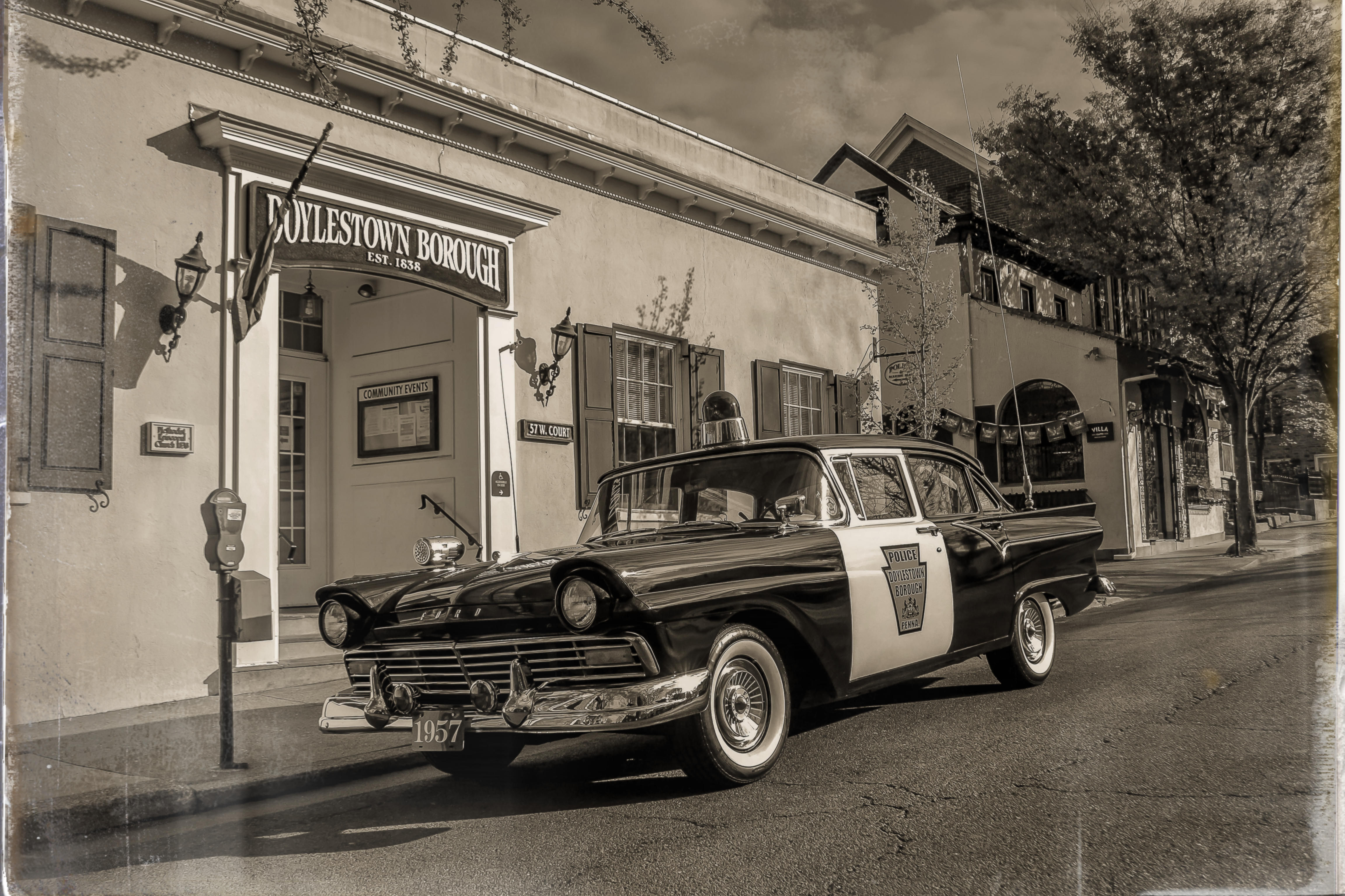 1957 at 57 W. Court (old postcard finish)