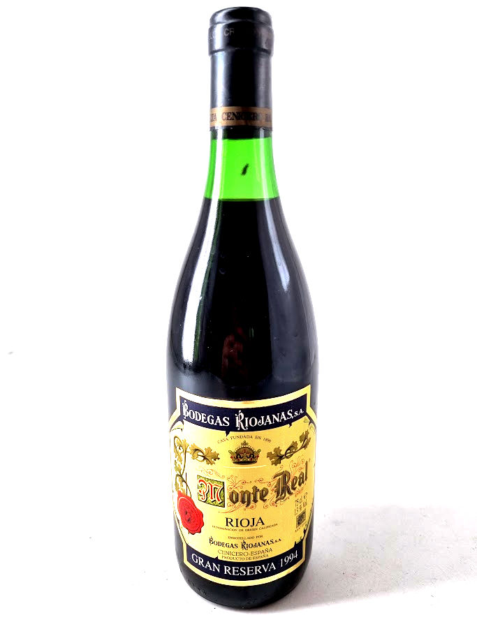 1994 |  Monte Real. Gran Reserva. Bodegas Riojanas. Rioja.