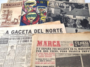 Periódicos españoles y revistas del año 1958