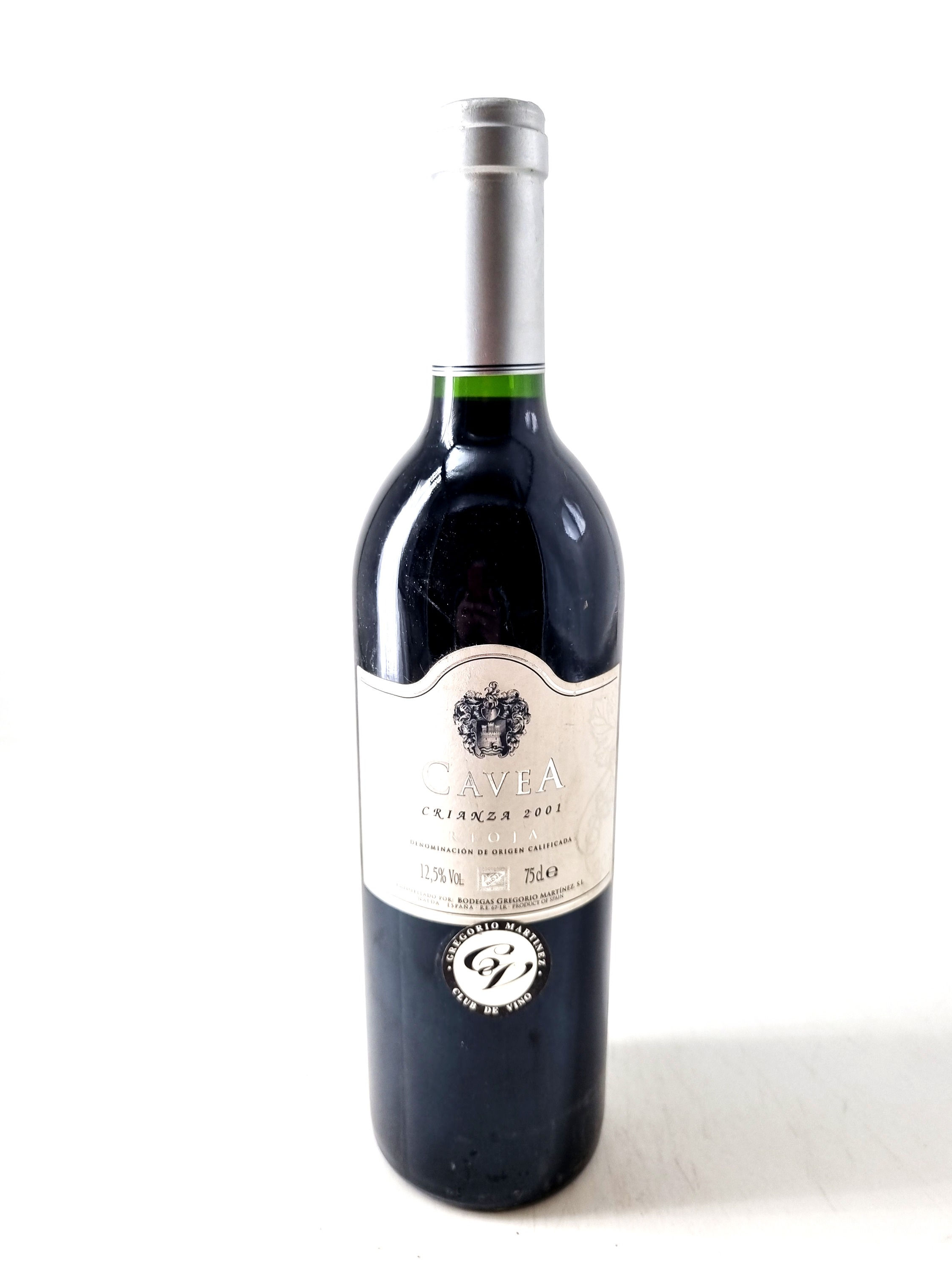 2001 | CAVEA. Gregorio Martínez. Crianza. Rioja