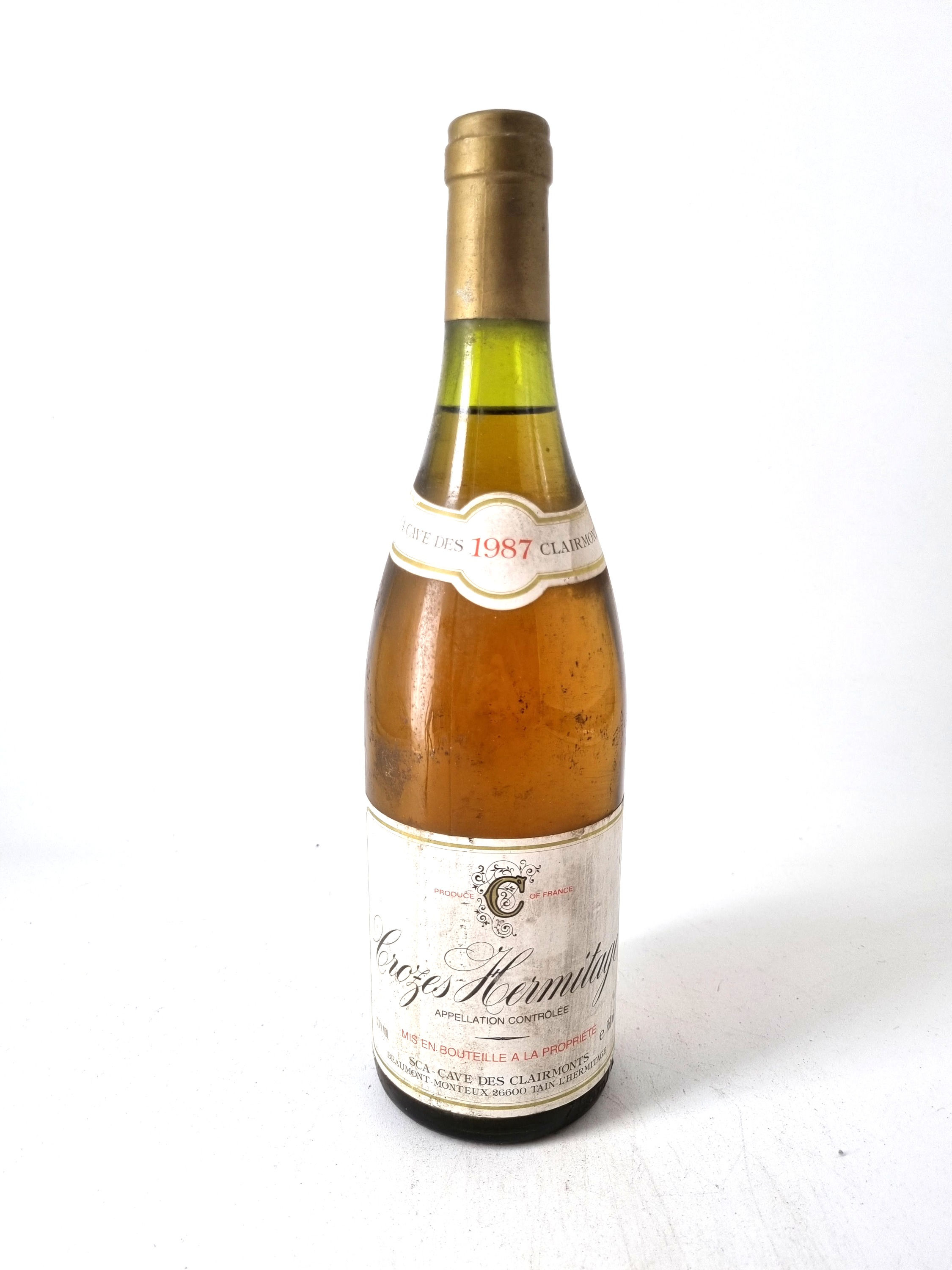 1987 | CROZES HERMITAGE. Francia. Vino Blanco. Vinoseleccion