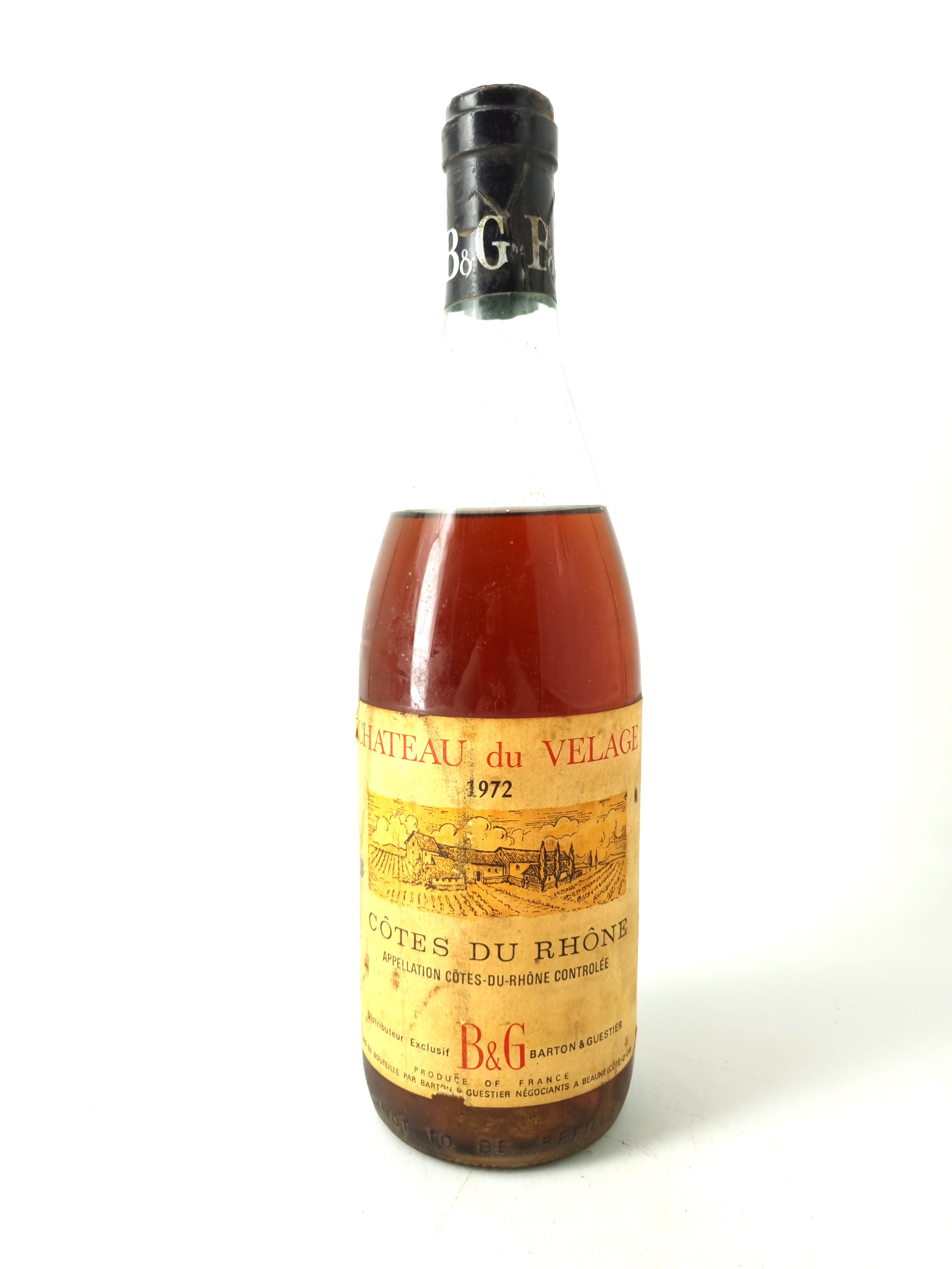 1972 | Chateau du Velage. Cotes du Rhone.
