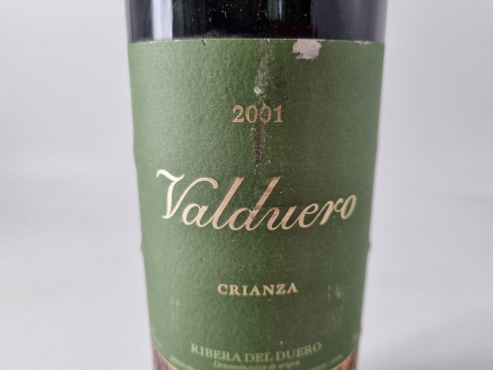 Miniatura: 2001 | Valduero. Crianza. Ribera del Duero