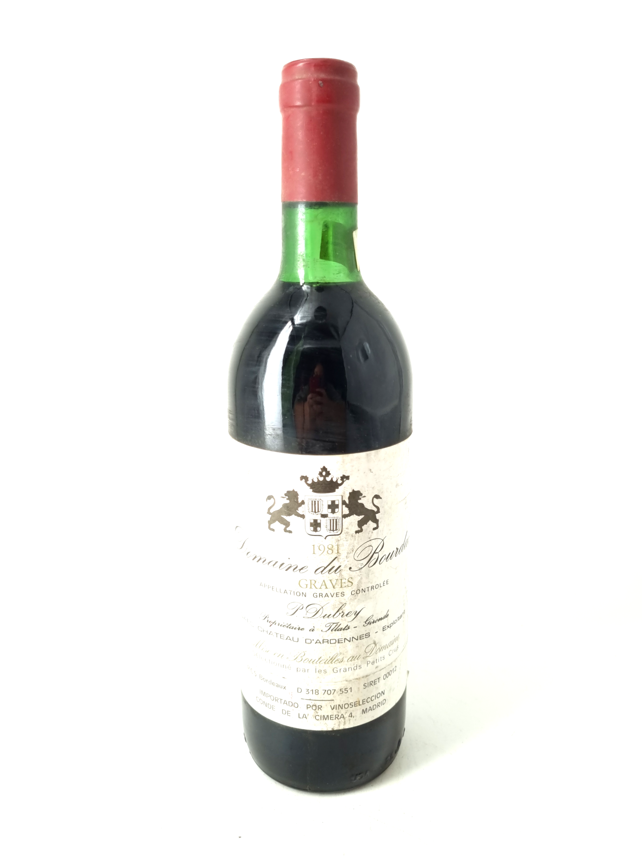 1981 | Domaine du Bourdac. GRAVES. Francia