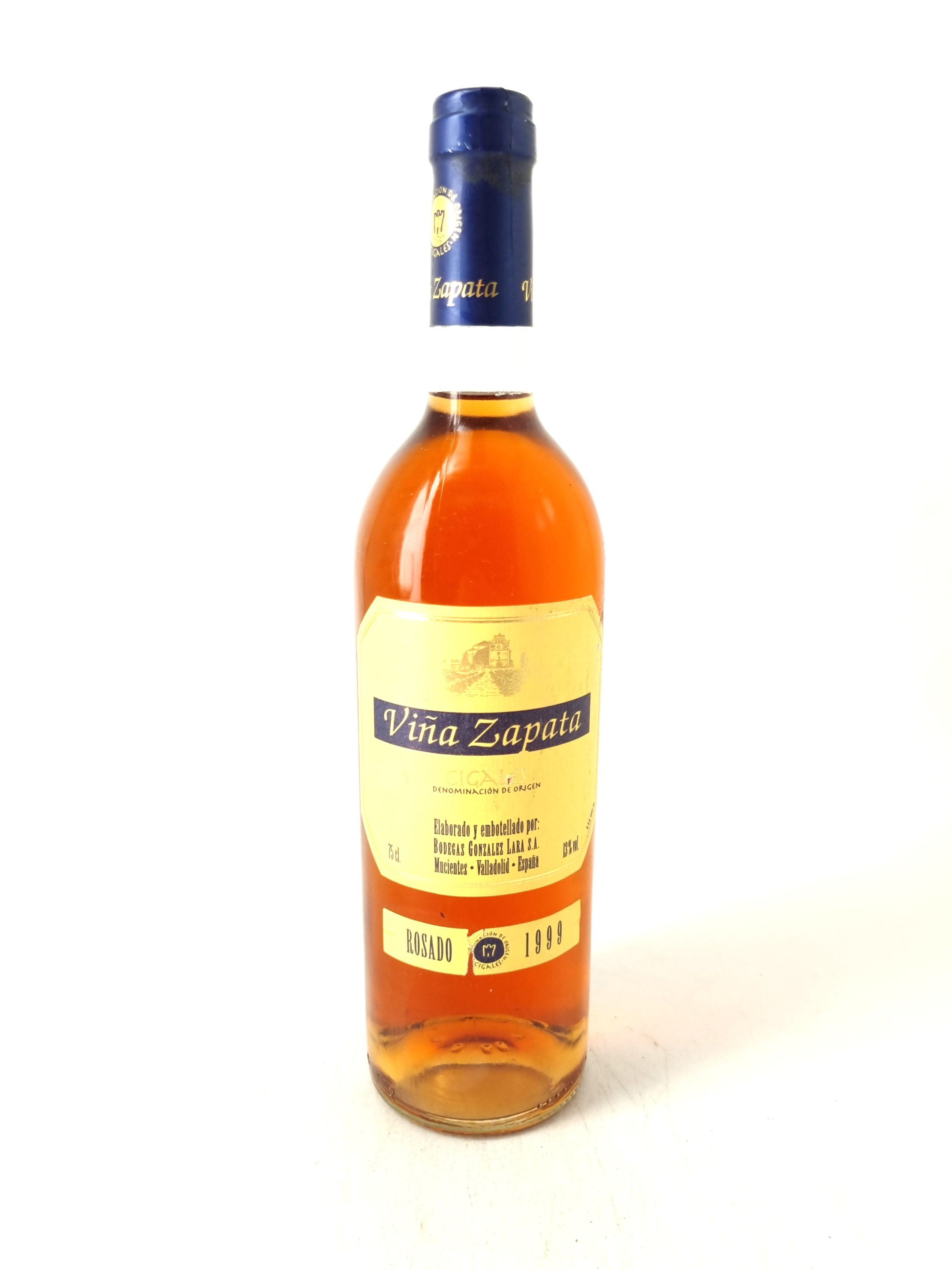 1999 |  Vino Rosado. Viña Zapata. Bodegas Gonzalez Lara. Cigales. Valladolid