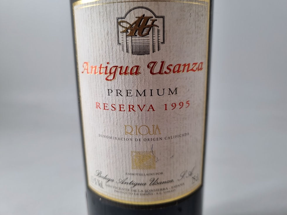 Miniatura: 1995 | Antigua Usanza. Premium. Reserva. Rioja