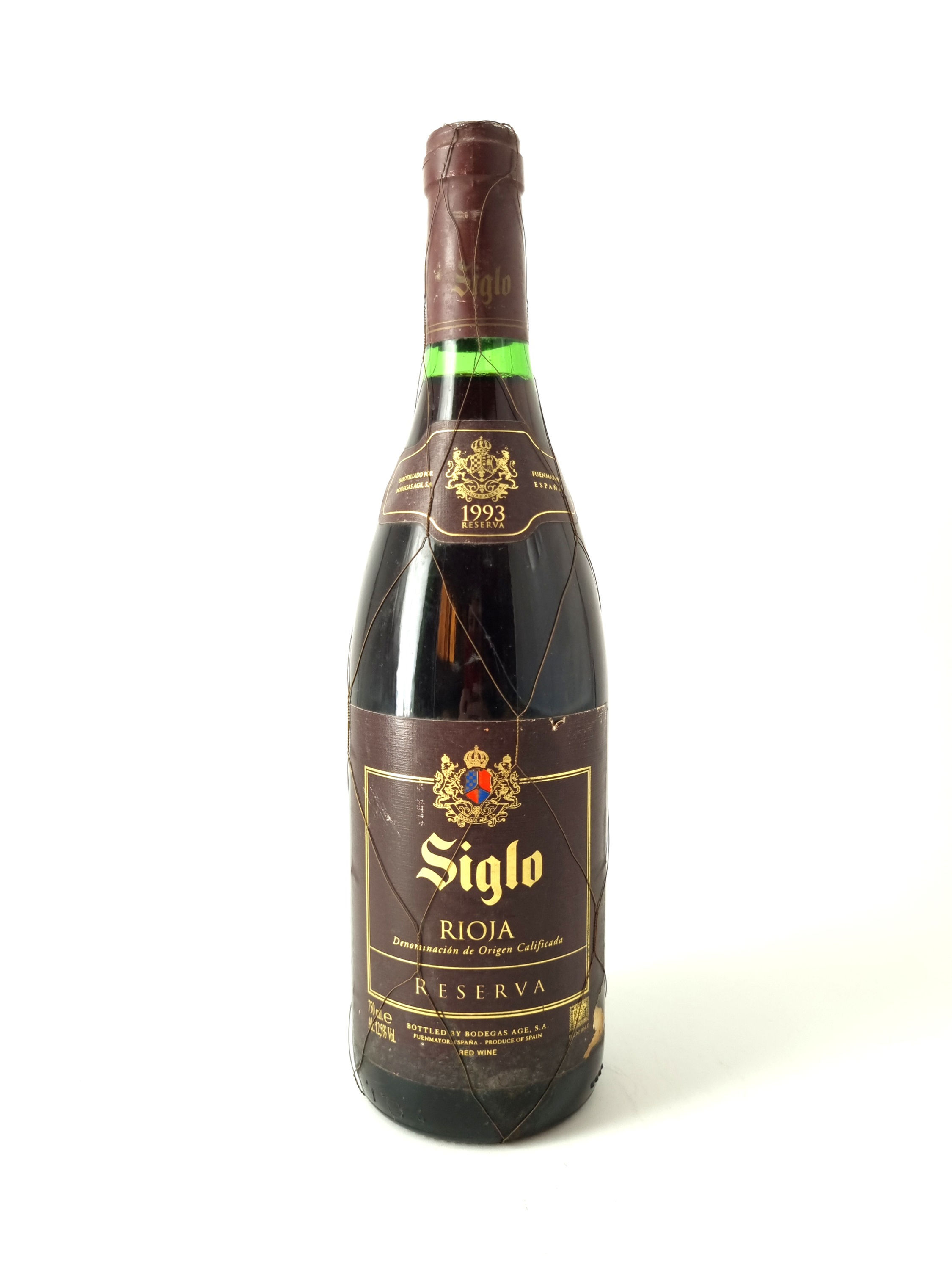 1993 |  Siglo. Reserva. Bodegas AGE. Rioja